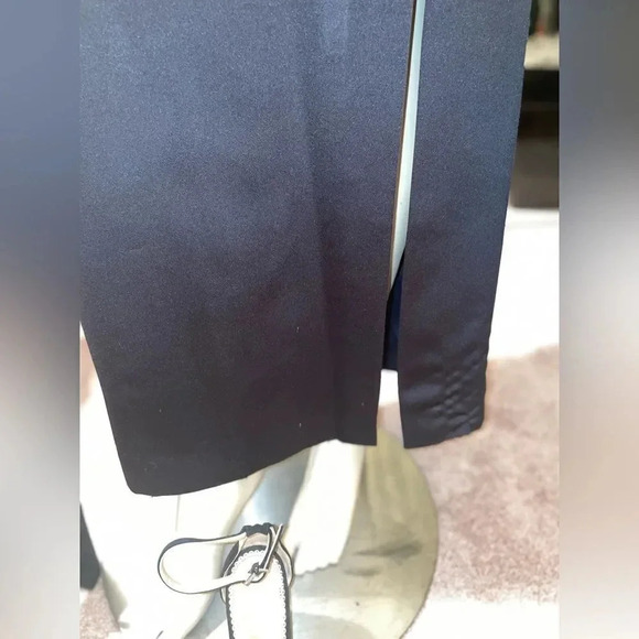 - PLUS SIZE ALEX EVENINGS BLACK FRONTSPLIT SKIRT ZIP & ELASTICBACK SIZE 16 - Picture 4 of 16